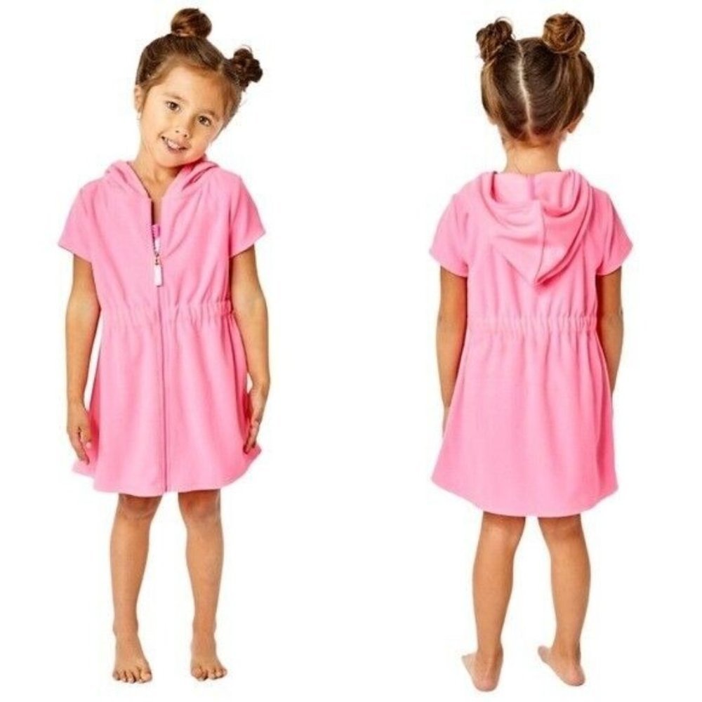 Lilly Pulitzer Girls Chaplin Cover-Up Resort Barbiecore Size XL - Picture 1 of 9